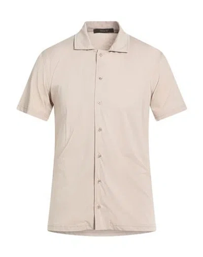 Tela-n° By Takeshy Kurosawa Man Shirt Beige Size Xxl Cotton, Polyester In Neutral