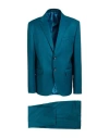 Tela-n° By Takeshy Kurosawa Man Suit Deep Teal Size 42 Polyester, Viscose, Elastane In Green
