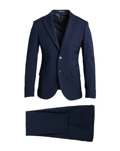 Tela-n° By Takeshy Kurosawa Man Suit Midnight Blue Size 38 Polyester, Viscose, Elastane