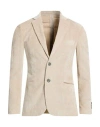 Tela-n° Man Blazer Beige Size 36 Polyester, Polyamide, Elastane In Neutral