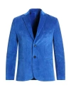 Tela-n° Man Blazer Blue Size 42 Polyester, Polyamide, Elastane