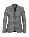 Tela-n° Man Blazer Grey Size 38 Polyester, Viscose, Elastane In Grey