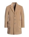 Tela-n° Man Coat Camel Size 38 Polyester