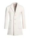 Tela-n° Man Coat Ivory Size 40 Polyester