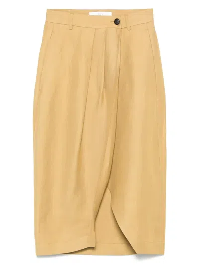 Tela Nilla Midi Skirt In Neutrals