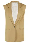 Tela Noto Button-closure Gilet With Front Pockets
