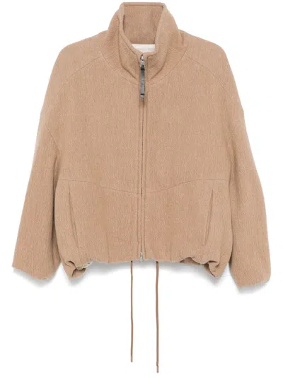 Tela Panda Jacket In Beige