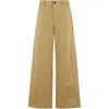 Tela Wide-leg Pants With Angled Front Pockets In Multicolor