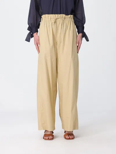 Tela Pants  Woman Color Beige In Neutral