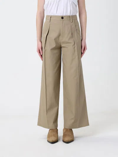 Tela Pants  Woman Color Sand In Neutral