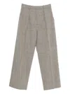 Tela Pleated Trousers In Gray