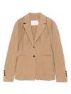 Tela Poesia Blazer In Brown