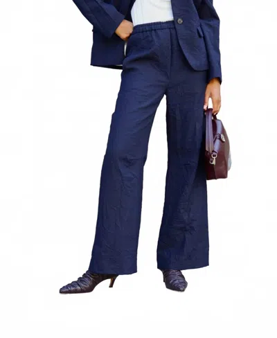 Tela Radio Tailored Trousers In Midnight In Multi