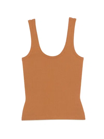 Tela Ribbed-knit Tank Top In Nude