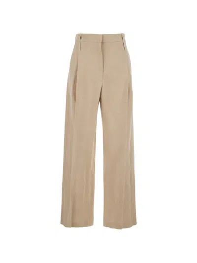 Tela Rubicon Pleated Trousers In Multi