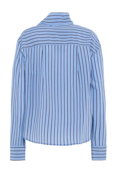 Tela Shirt Shirt  Cestata Line In Blue