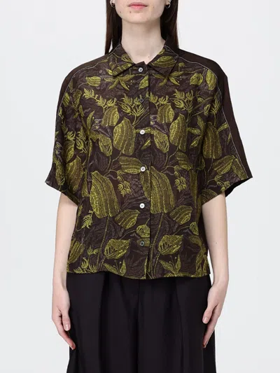 Tela Shirt  Woman Color Green In Multi