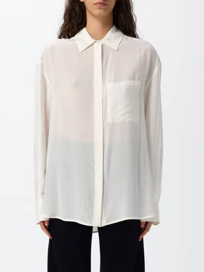 Tela Chest-pocket Shirt In White