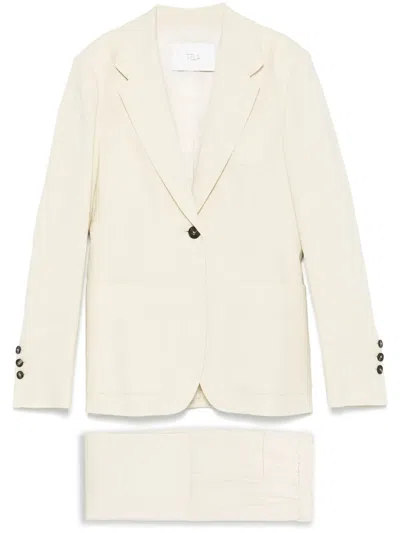 Tela Single-breasted Suit In 中性色