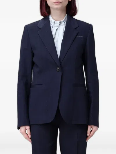 Tela Single-breasted Blazer In Black