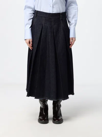 Tela Skirt Woman In Blue