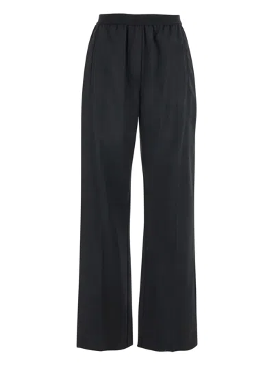 Tela Stormo Elasticated-waist Trousers In Black
