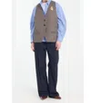 Tela Stormo Front Seam Trouser In Midnight In Gray