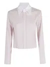 Tela Striped-pattern Long-sleeve Shirt In Pink