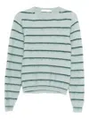 Tela Striped Sweater In Blue