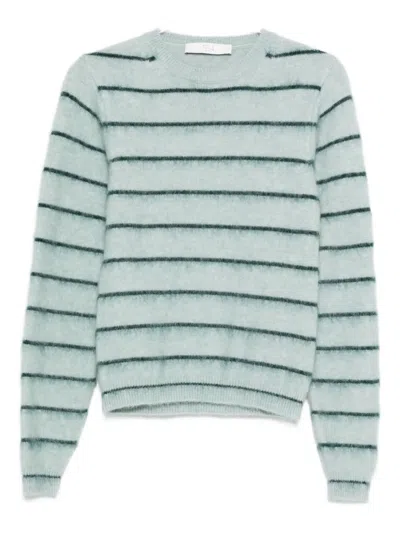 Tela Striped Sweater In Blue