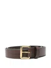 Tela Studded Buckle Belt In Brown