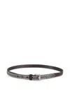 Tela Studded Suede Belt In Neutral