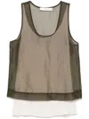 Tela Tetris Tank Top In Green