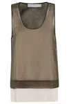 Tela Tetris Tank Top In Verde
