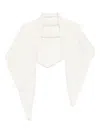 Tela Textured Scarf In White
