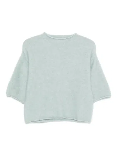 Tela Textured Sweater In Blue