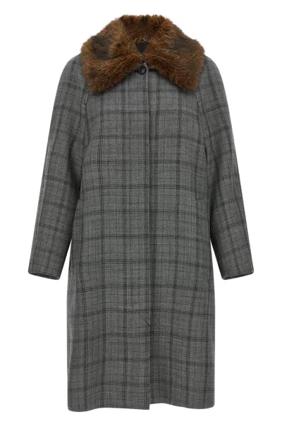 Tela The 'gavin' Coat In Gray