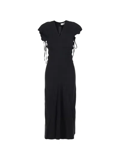 Tela Tie-detail Maxi Dress In Black