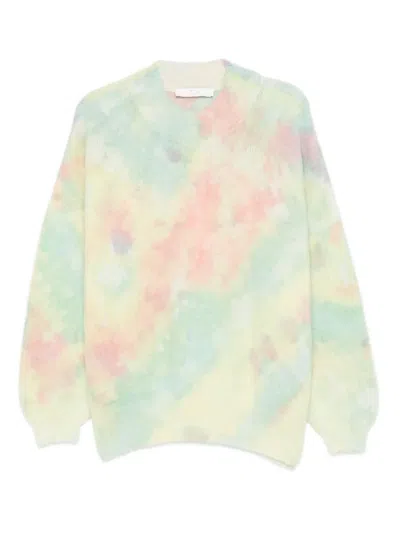 Tela Tie-dye Sweater In Green