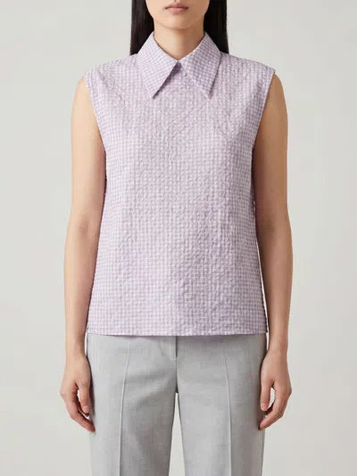 Tela Top Woman In Purple