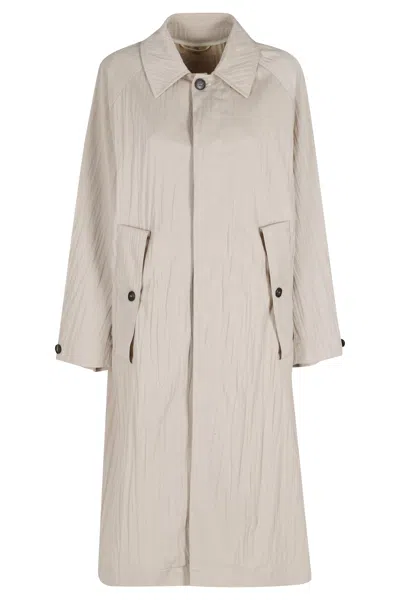 Tela Trench Vischio In Neutral