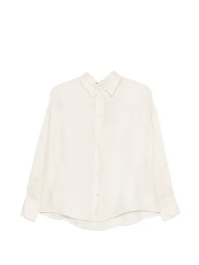 Tela Uvetta Tie-back Shirt In White