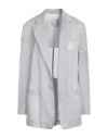 Tela Woman Blazer Light Grey Size 8 Cotton In Grey