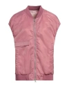 Tela Woman Jacket Pink Size S Polyamide, Polyester In Pink