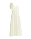 Tela Woman Maxi Dress Light Green Size 6 Silk In Neutral