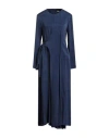 Tela Woman Maxi Dress Navy Size 8 Viscose, Lyocell