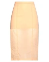Tela Woman Midi Skirt Apricot Size 8 Polyamide, Elastane In Neutral