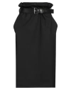 Tela Woman Midi Skirt Black Size 4 Polyester, Virgin Wool, Elastane