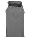 Tela Woman Midi Skirt Grey Size 4 Polyester, Virgin Wool, Elastane