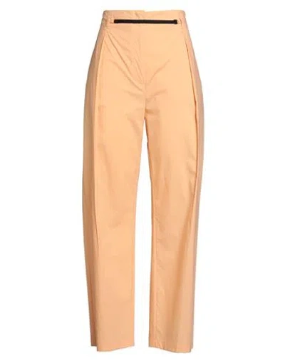 Tela Woman Pants Apricot Size 6 Cotton In Orange